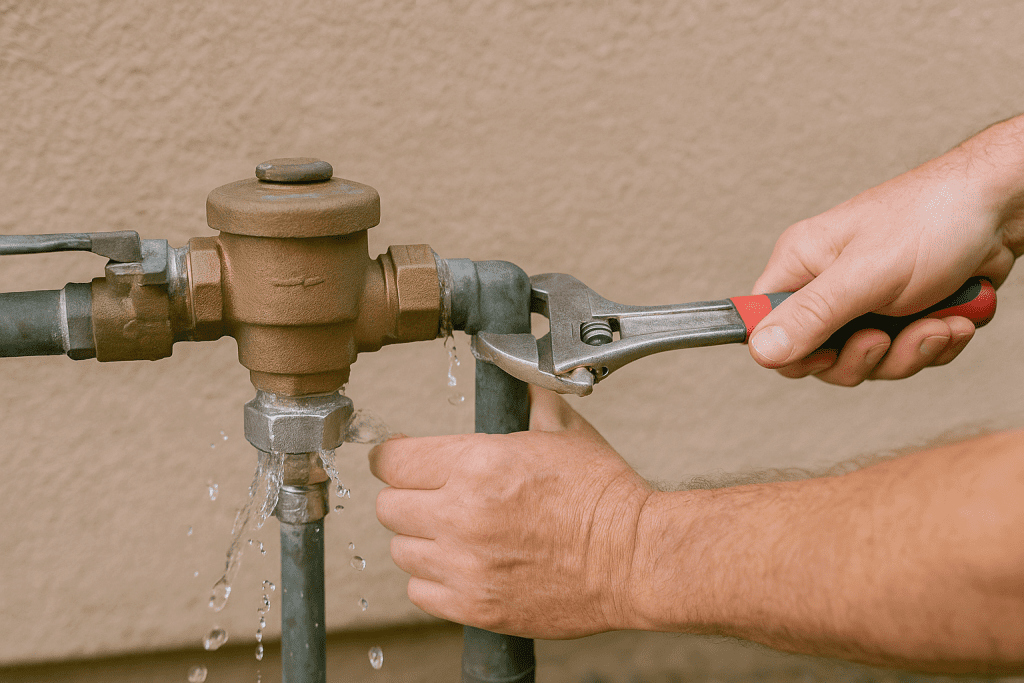 How to Fix a Leaking Backflow Preventer (The Way We Did It) 1 backflow preventer leaking