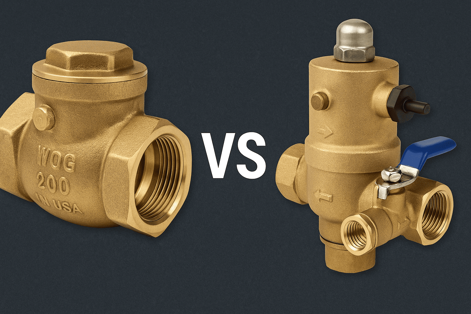 Blog 11 check valve vs backflow preventer