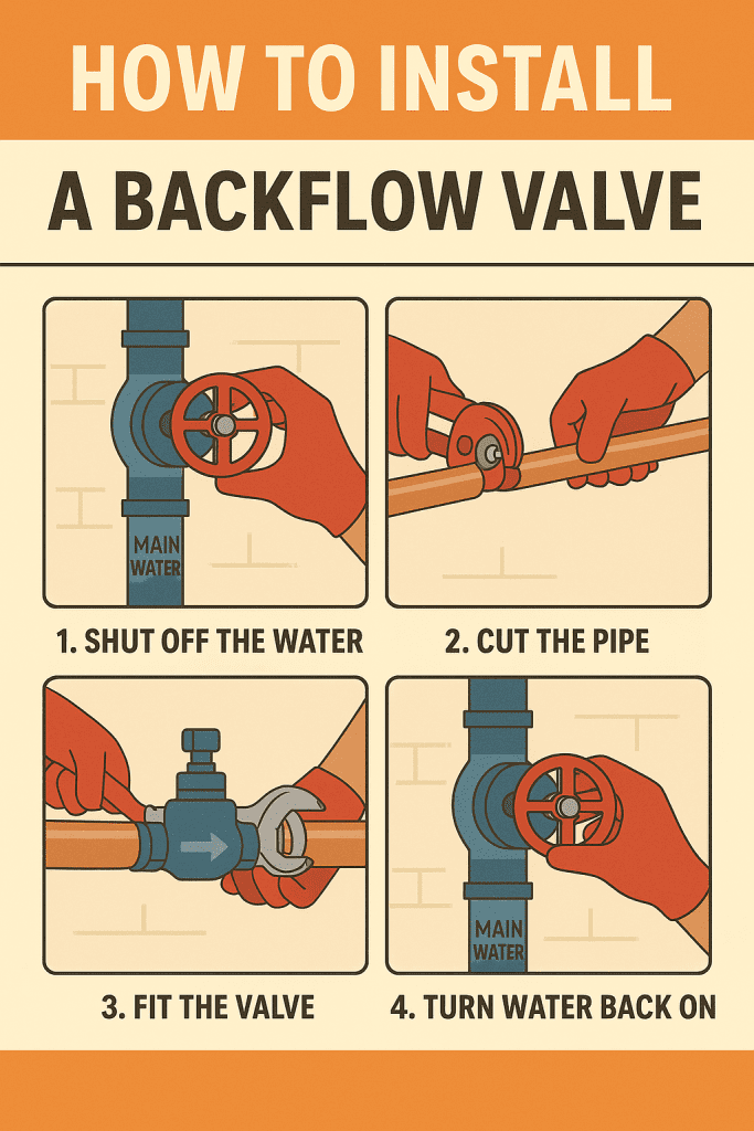 How to Install a Backflow Valve Without Losing Your Mind 1 backflow valve