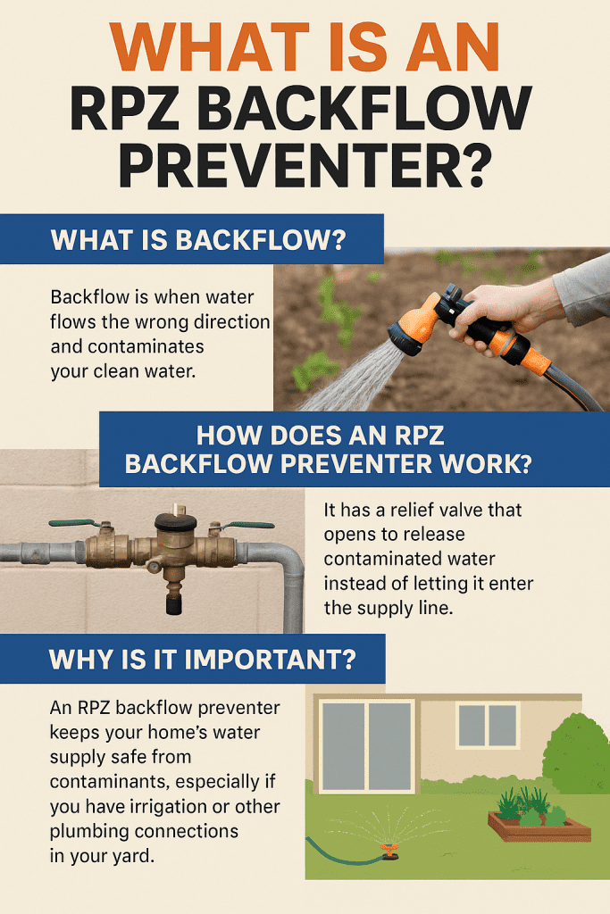 What Is an RPZ Backflow Preventer? 1 rpz backflow preventer